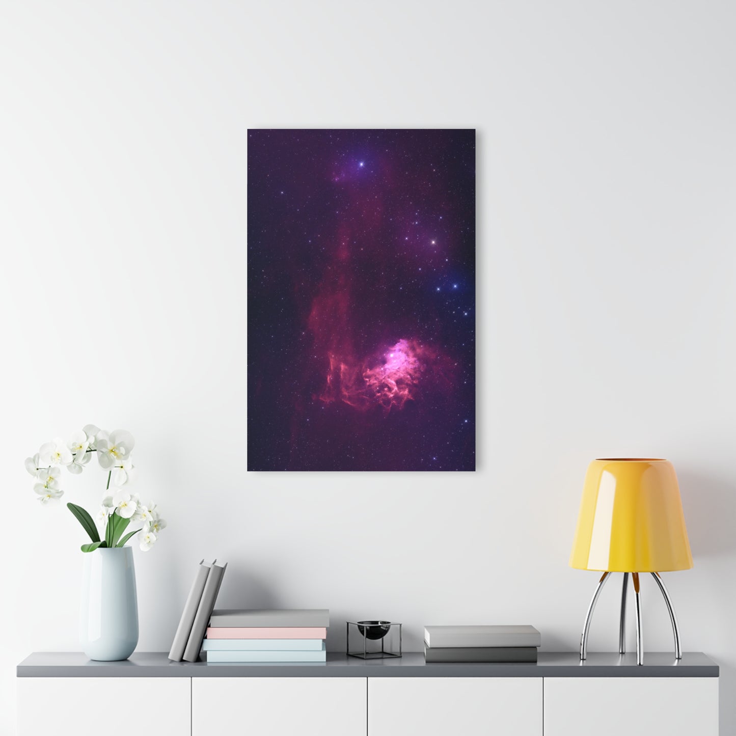 Flaming Star Nebula Acrylic Print (French Cleat Hanging)