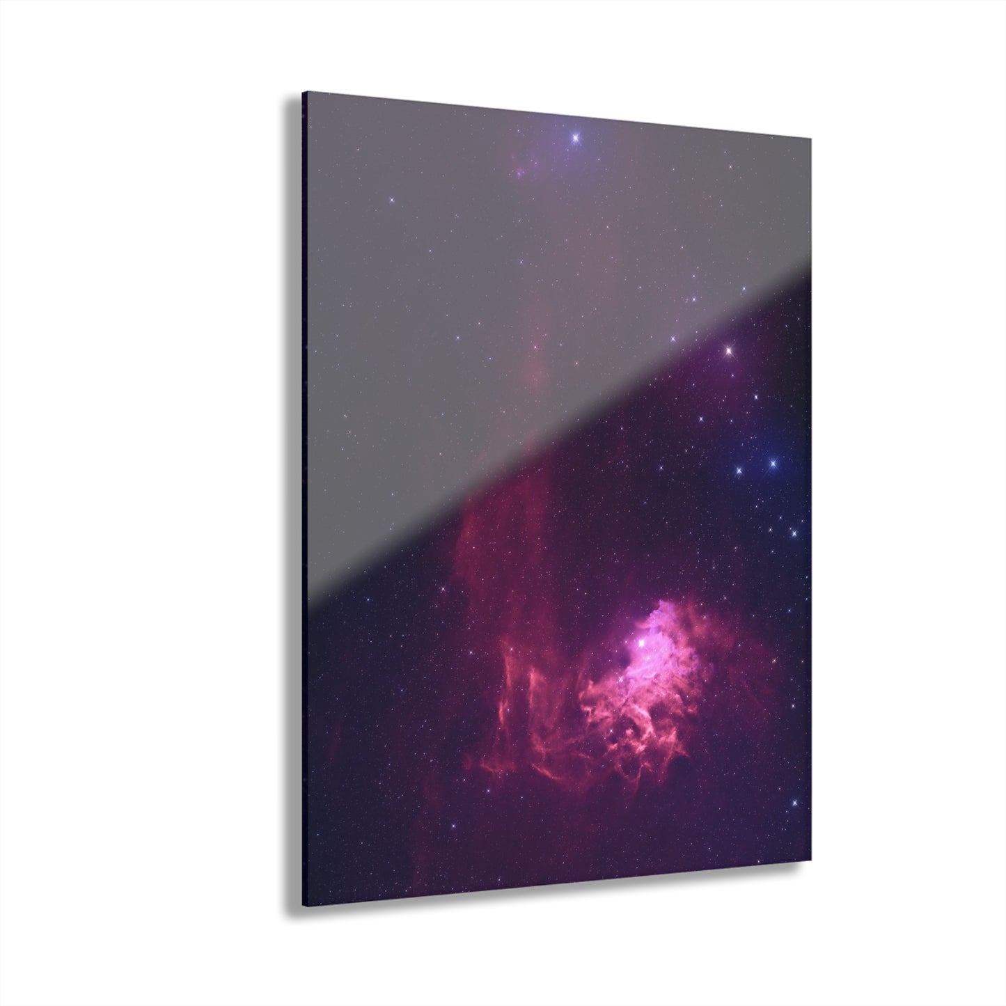 Flaming Star Nebula Acrylic Print (French Cleat Hanging)