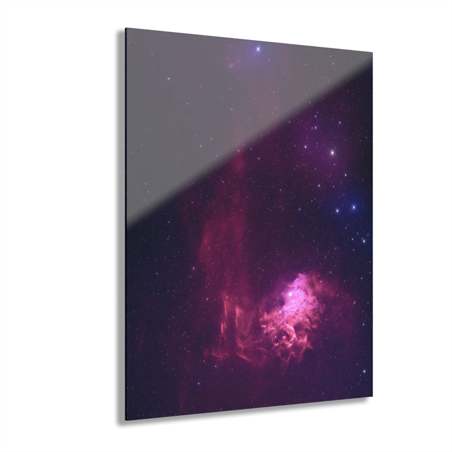 Flaming Star Nebula Acrylic Print (French Cleat Hanging)