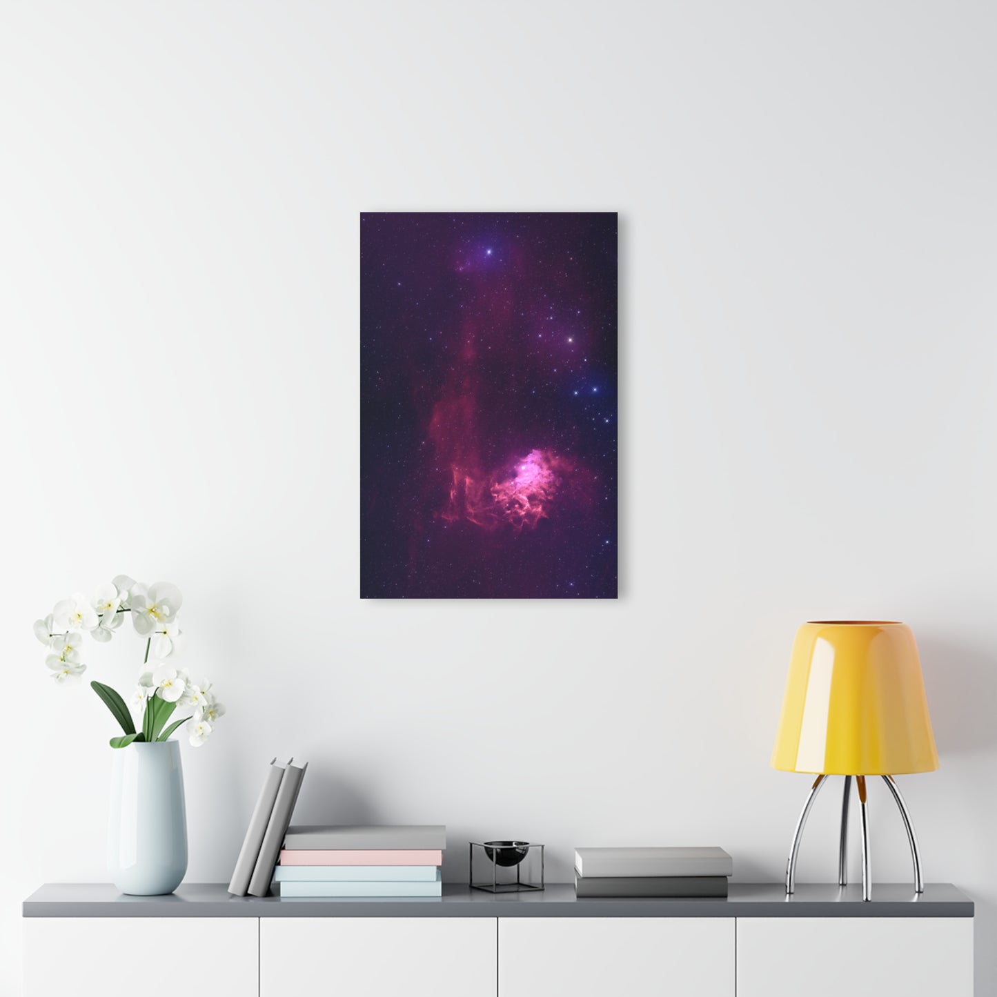 Flaming Star Nebula Acrylic Print (French Cleat Hanging)