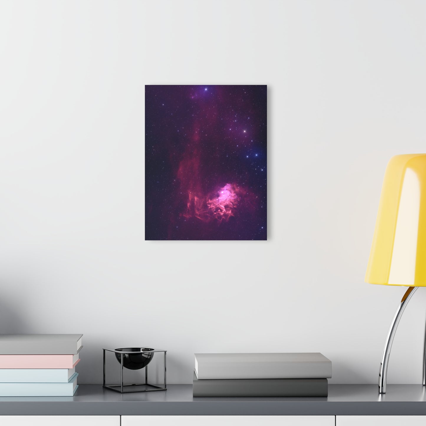 Flaming Star Nebula Acrylic Print (French Cleat Hanging)